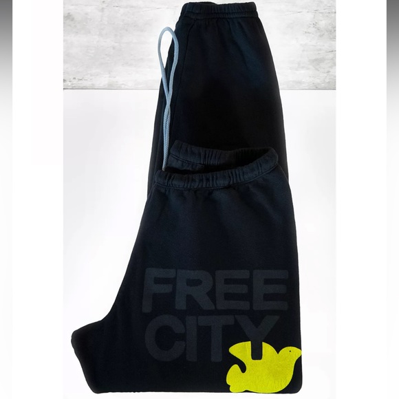 FREECITY Large Logo Sweatpants in SQUID INK Size XS - Picture 6 of 12
